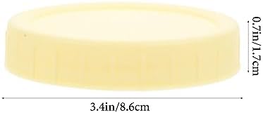 Premium Leak-Proof Mason Jar Lids x10 - Easy to Clean and Dishwasher Safe
