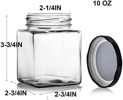 Sturdy 15-Pack Glass Canning Jars for Kitchen Storage