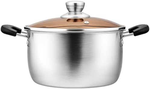 PP CHEF 4 Qt Stockpot with Lid - Stainless Steel 1