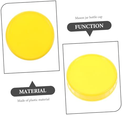 10pcs 86mm Mason Jar Lids - Airtight Sealed for Kitchen Use