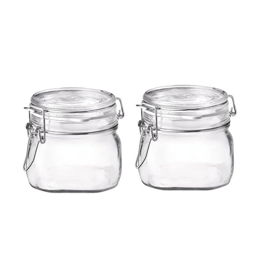 Bormioli Rocco Fido Clear Glass Canning Jar - 05L dishwasher safe eco-friendly