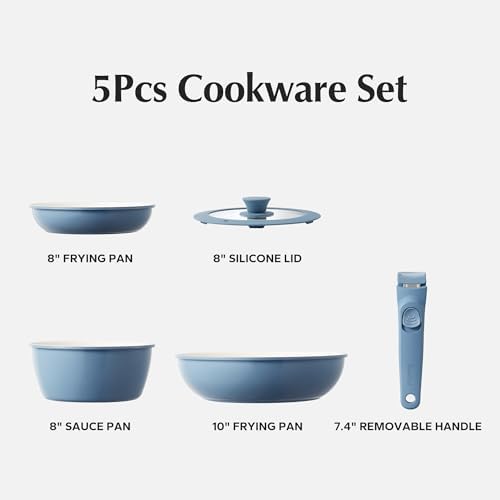 Redchef Ceramic Cookware Set Stackable Durable and Perfect for Outdoors