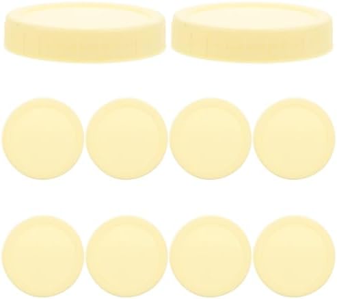 Premium Leak-Proof Mason Jar Lids x10 - Easy to Clean and Dishwasher Safe