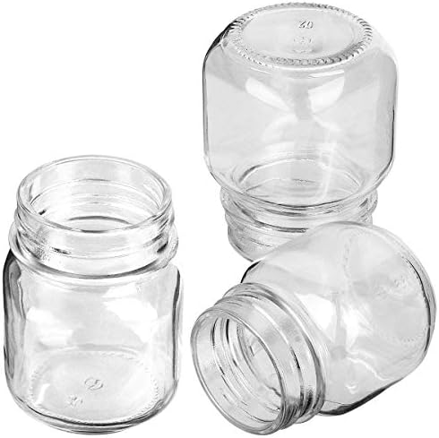 Premium 4 oz Mason Jars 24 Pack