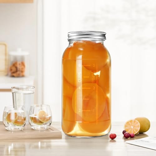 Xylanor 64 OZ Mason Jars Set