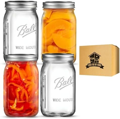 Wide Mouth Mason Jars Set