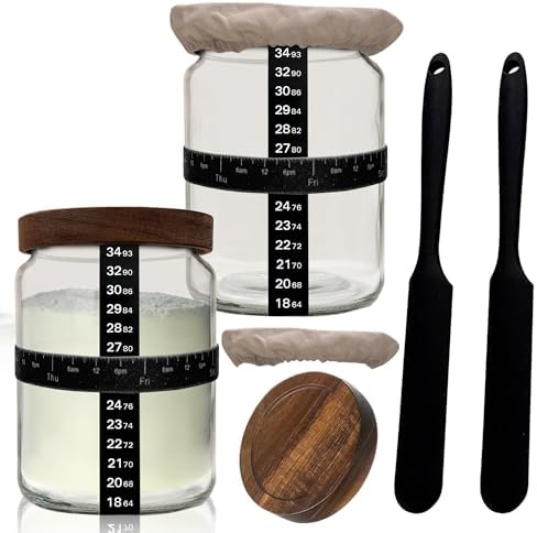 NAYYAB PRODUCTS Sourdough Starter Jar Pack