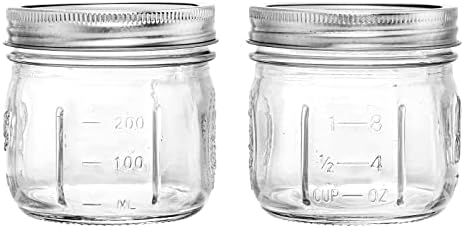 12-Piece Wide Mouth Mason Jars Perfect for Jam Jar Storage