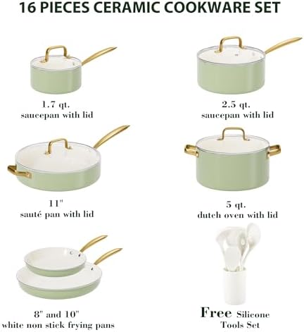 VONIKI non-stick cookware set - best quality for home kitchen