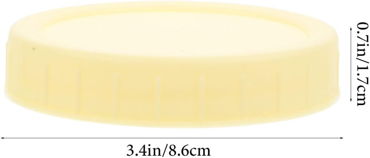 Premium Leak-Proof Mason Jar Lids x10 - Easy to Clean and Dishwasher Safe