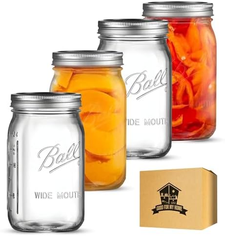 Wide Mouth Mason Jars Set