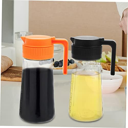 KICHOUSE 2Pcs Mason Jar Lids with Handle - Easy Pour Spout Design
