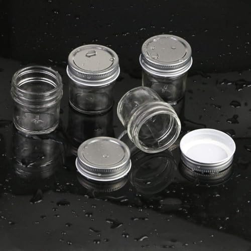 Vivid Retro Mason Jars for Use in Home Kitchen