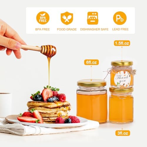 Bigivaca 60-Piece Honey Jar Set