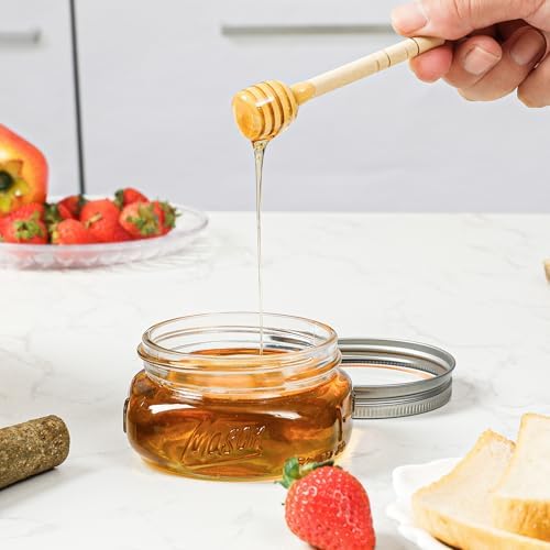 16-Piece 8 oz Wide-Mouth Mason Jars