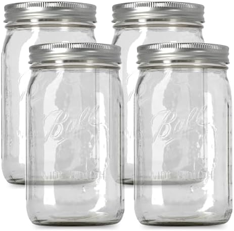Wide Mouth Mason Jars Set
