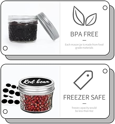40 Mason Jars Verones Canning Set with Silver Lids