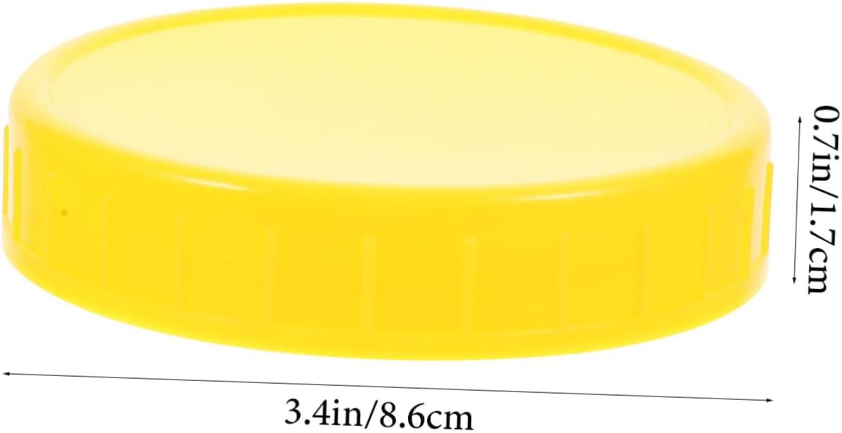 10pcs 86mm Mason Jar Lids - Airtight Sealed for Kitchen Use