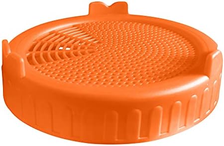 1 Pack Plastic Sprouting Lids for 86mm Wide-Mouth Mason Jars
