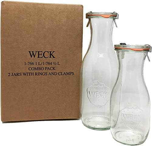 Weck Juice Jar Combo Pack for Fresh Healthy Living