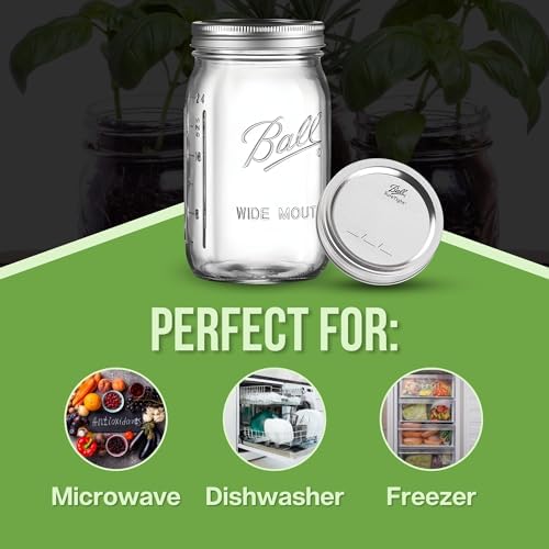 Wide Mouth Mason Jars Set