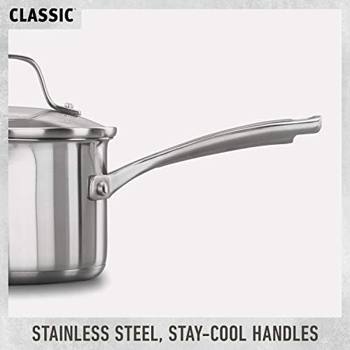 Calphalon Classic 10-Piece Stainless Steel Cookware Set