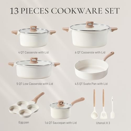 Vivid 13-Piece Cookware Set