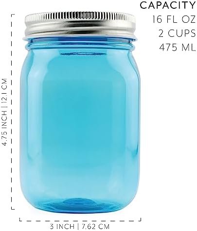 Cornucopia Brands Plastic Mason Jars