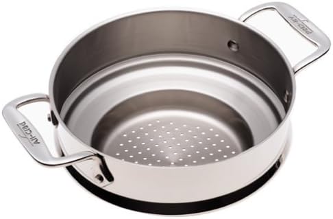 10 Double boiler steamer for immediate use stainless steel interior