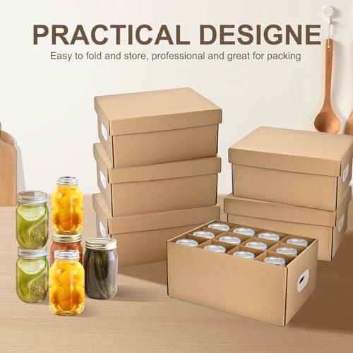 3 Pcs Mason Jar Storage Boxes