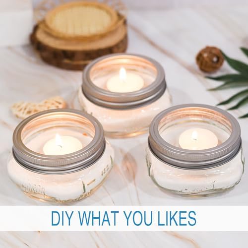 16-Piece 8 oz Wide-Mouth Mason Jars