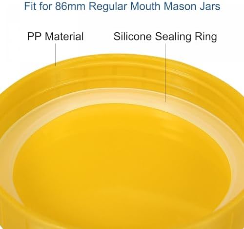 Patikil Mason Jar Lid - Durable Non-Slip for Kitchen Canning