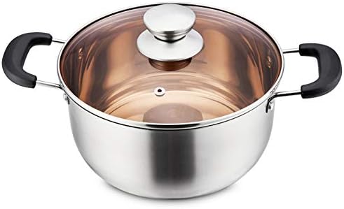 PP CHEF 4 Qt Stockpot with Lid - Stainless Steel 1
