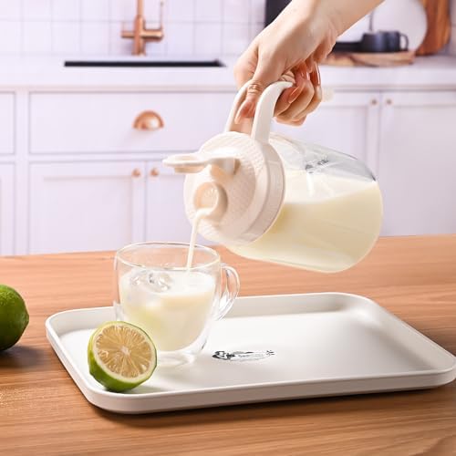 Mason Jar Pour Spout Lid - Ergonomic Handle Durable Leak-Proof