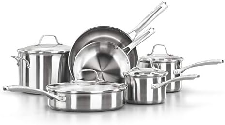 Calphalon Classic 10-Piece Stainless Steel Cookware Set