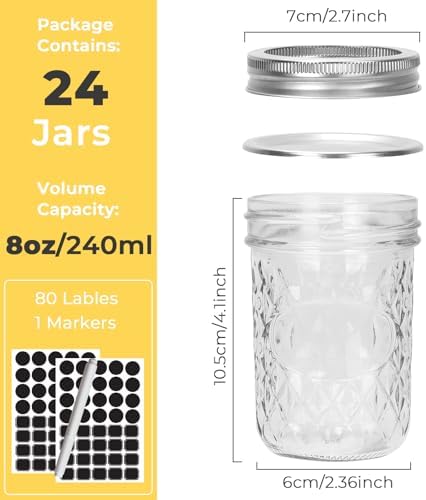 Versatile Mason Jars for Fermenting Jamming More