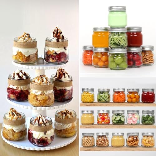 Versatile Mason Jars with Labels for Canning More