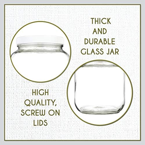 Kitchentoolz 2-Pack Mason Jars Dual-Use BPA-Free Airtight Food Drink