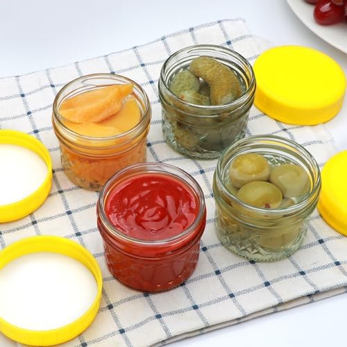 40-Piece 4 oz Mason Jars Set with lids