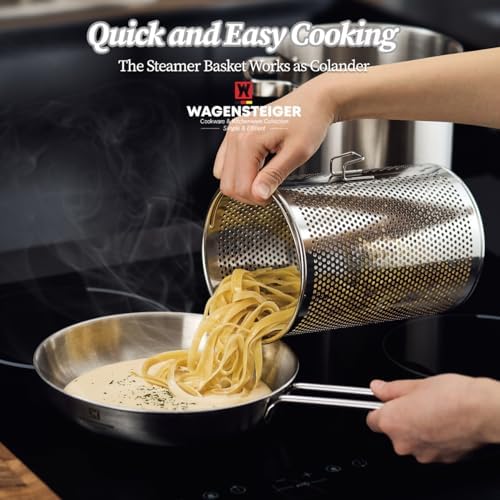 Premium Stainless Steel Asparagus Steamer Pot Large 43L