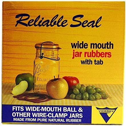 Premium ViceroyRubberPlastics Canning Rings for Wide Mouth Jars Set of 12