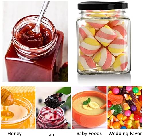 Sturdy 15-Pack Glass Canning Jars for Kitchen Storage