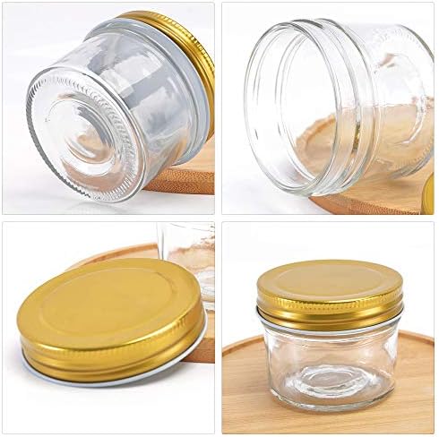Betrome 4 oz Clear Glass Mason Jars 40-Piece Set
