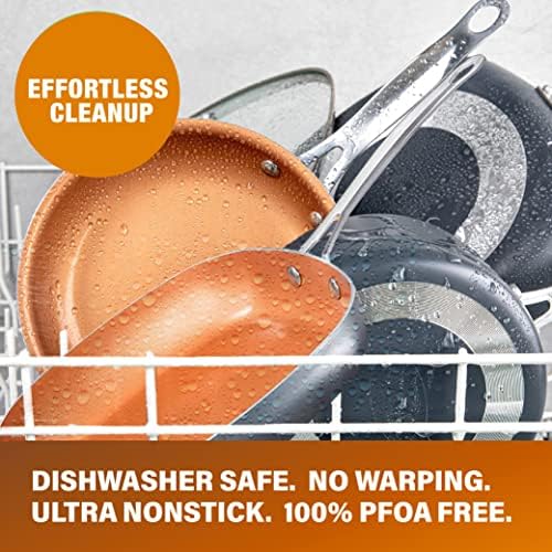 Gotham Steel 6-Piece Cookware Set Nonstick Perfect for Everyday Use