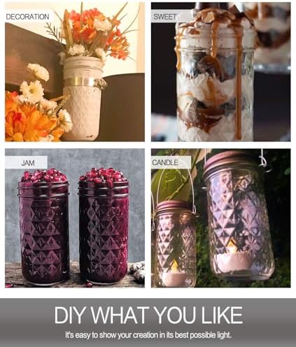Handcrafted Mason Jars Set for Preserving