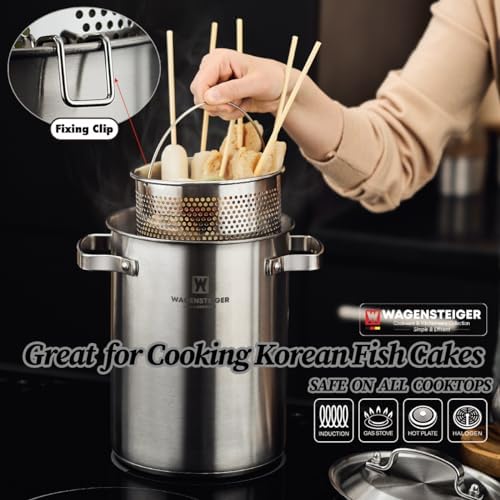Premium Stainless Steel Asparagus Steamer Pot Large 43L