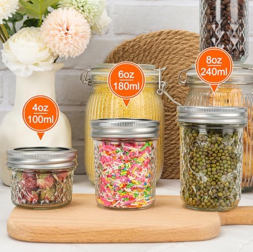 Versatile Mason Jars for Fermenting Jamming More