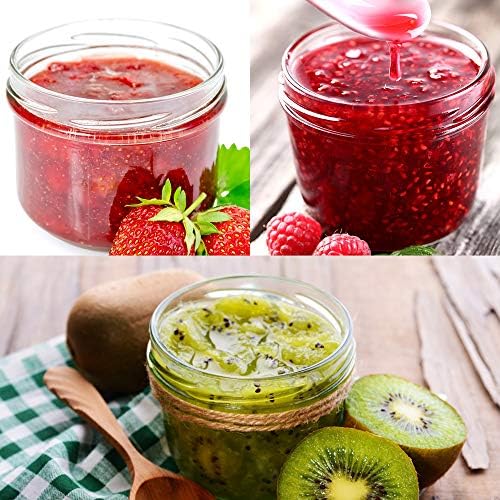 Betrome 4 oz Clear Glass Mason Jars 40-Piece Set
