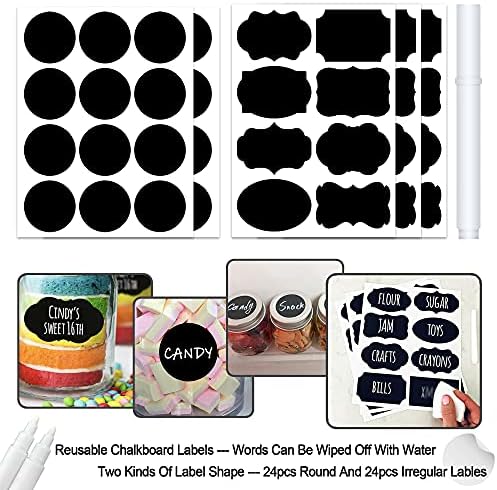 Compact 6 OZ Glass Mason Jars for Food Storage