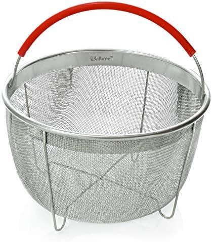 Salbree Original 6 qt Steamer Basket Instant Pot -6 qt Ivory Handle